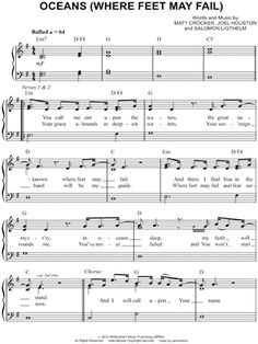 hillsong worship piano sheet music